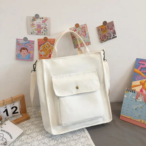 Canvas Women's Shopper Bag Tote Shoulder Bags Handbag