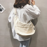 Canvas bag Japanese ulzzang female student shoulder bag
