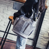 Canvas handbag large shoulder single-pocket canvas bag women bag
