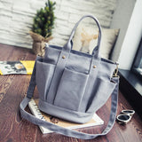 Canvas handbag large shoulder single-pocket canvas bag women bag