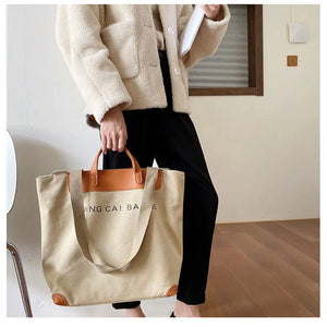 Canvas Bag Harajuku Messenger Student Tote Shoulder Shopping Y2K