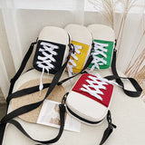 Canvas Messenger Bag Women's Japanese Students Style