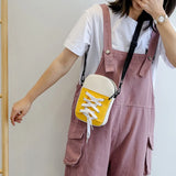 Canvas Messenger Bag Women's Japanese Students Style