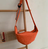 Corduroy Messenger Bag for Women