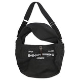 Japanese Style Canvas Shoulder Bag for Men and Women