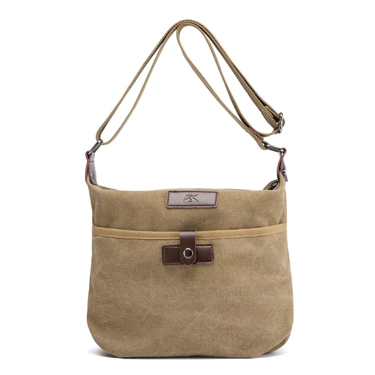 Canvas Shoulder Bag for Women High Ladies Messenger Crossbody Bag