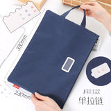Canvas Document Bag Waterproof Outdoor Portable Storage Bag