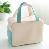 Canvas Lunch Box Insulation Bag Outdoor Picnic Carry-on Storage Work School