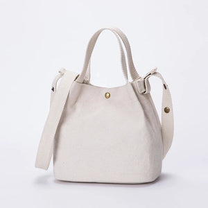 Literary Canvas Shoulder Bag Mini Messenger Bag Women