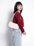 Canvas Underarm Bag Single Shoulder French Bag