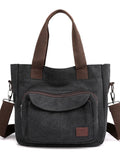 Canvas Women's Tote Bag Large Capacity Shoulder Handbag