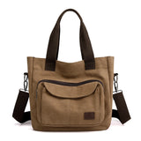 Canvas Women's Tote Bag Large Capacity Shoulder Handbag