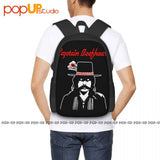 Captain Beefheart Band Music Backpack Large Capacity 3D Printing