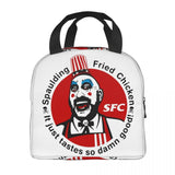 Captain Spaulding Lunch Bag Insulated Horror Clown Movie School Office