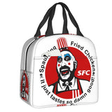 Captain Spaulding Lunch Bag Insulated Horror Clown Movie School Office