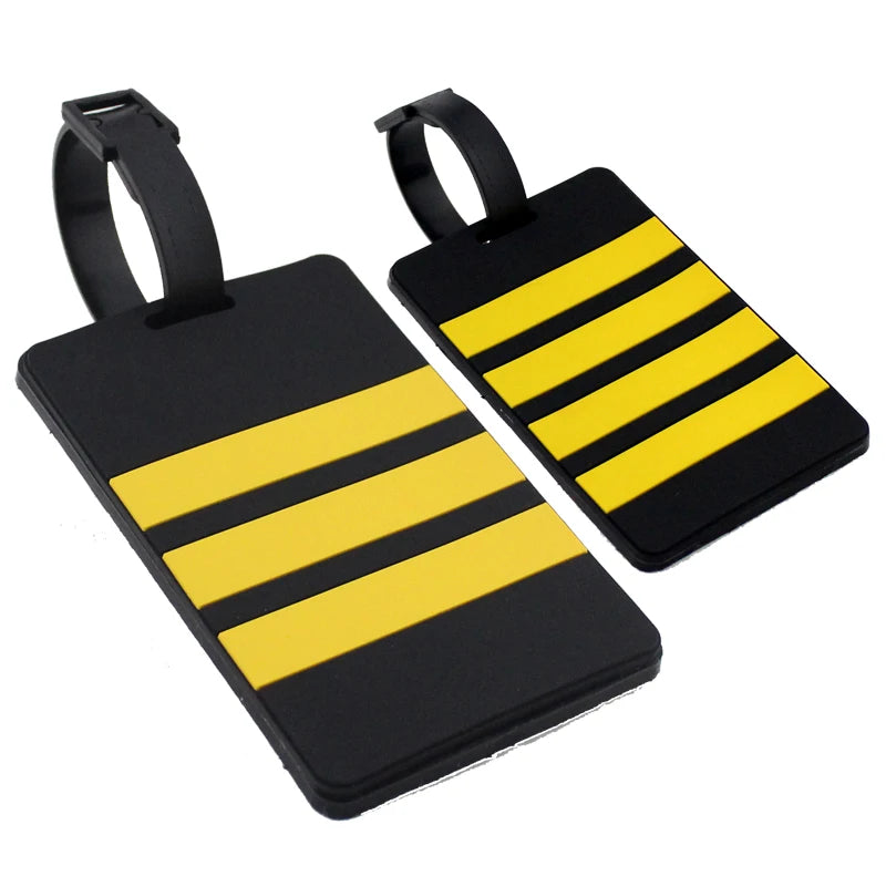 Pilot Epaulette Airplane Luggage Tag Pilot Shoulder Mark Handbag Tag