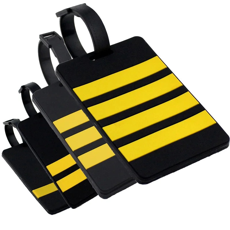 Pilot Epaulette Airplane Luggage Tag Pilot Shoulder Mark Handbag Tag