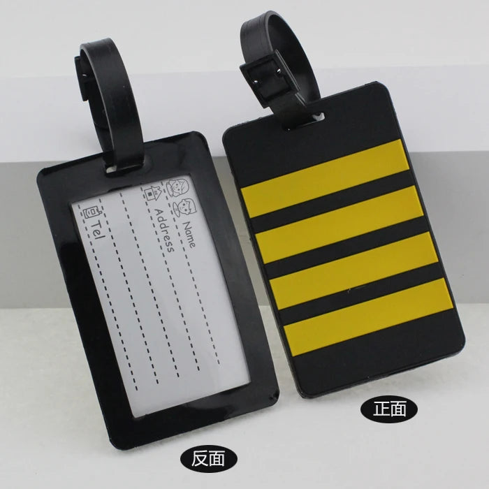 Pilot Epaulette Airplane Luggage Tag Pilot Shoulder Mark Handbag Tag