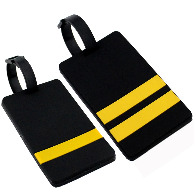 Pilot Epaulette Airplane Luggage Tag Pilot Shoulder Mark Handbag Tag