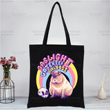 Funny Capybara Eco Canvas Shoulder Bag Shopping Tote HandBag