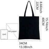 Funny Capybara Eco Canvas Shoulder Bag Shopping Tote HandBag
