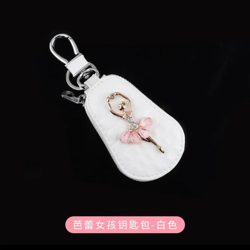 Cute Car Key Bag Female Key Chain Protective Case