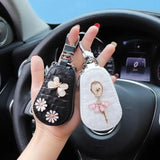Cute Car Key Bag Female Key Chain Protective Case
