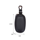 Leather Car Key Bag with See-through Window