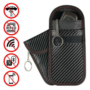 Car Key Blocker Signal Box Fob Pouch Case Rfid Blocking Bag