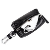 Car Key Case PU Leather Key Holder Zipper Bag Keychain Pouch Organizer