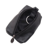 Leather Car Key Case Wallet Zipper Bag Keychain Holder Organizer