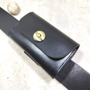 Leather Car Key Case Waist Bag Holder Wallet Organizer Men BHD