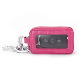 Leather Car Key Case Double Zipper Key Wallets Keys Organizer Keychain Bag
