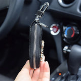 Car Key Holders Buckle Housekeeper Keys Organizer Zipper Key Case Bag