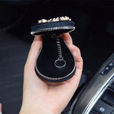 Car Key Holders Buckle Housekeeper Keys Organizer Zipper Key Case Bag