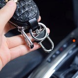 Car Key Holders Buckle Housekeeper Keys Organizer Zipper Key Case Bag