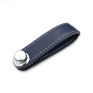 Leather Car Key Pouch Wallet Holder Chain Organizer