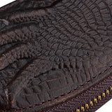 Crocodile Leather Key Pouch Bag Chain Holder Keychain Men Women Car Key Bag