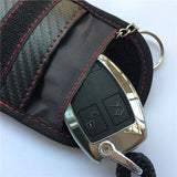 Carbon Fibre Car Key Signal Blocker Case RFID Blocking Pouch