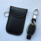 Carbon Fibre Car Key Signal Blocker Case RFID Blocking Pouch