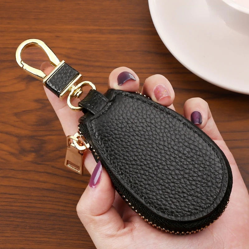 Car Key Wallets Couples Zipper Door Keys Storage Portable Multi-funct