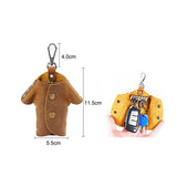KeyChain Organizer Pouch Crazy Horse Cowhide Key Holder