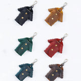 KeyChain Organizer Pouch Crazy Horse Cowhide Key Holder