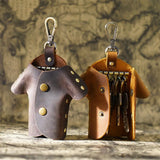 KeyChain Organizer Pouch Crazy Horse Cowhide Key Holder