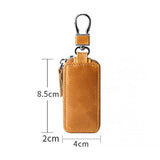 Leather Retro Waist Hanging Men's First Layer Cowhide Car Key Bag
