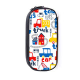 Car Truck Print Cosmetic Case Pencil Bag Kids Stationary School Supplies Gift