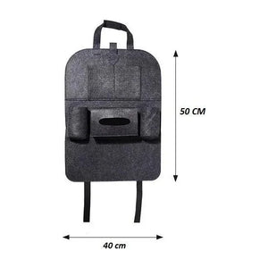 Car Seat Back Felt Organizer Protective Pocket Bag Cover