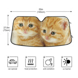 Car Windshield Sunshade Cat Sun Visor Solar Protection