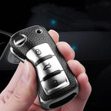 Car key case keychain wallet leather wallet keychain purse key holder