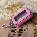 Car Leather Key Case with Zipper, Universal Key Case, Christmas Gift